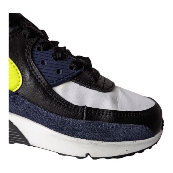 NIKE Air Max 90 "Midnight Navy Bolt" Running Shoes Size 6.5Y/W8 - Picture 10 of 12